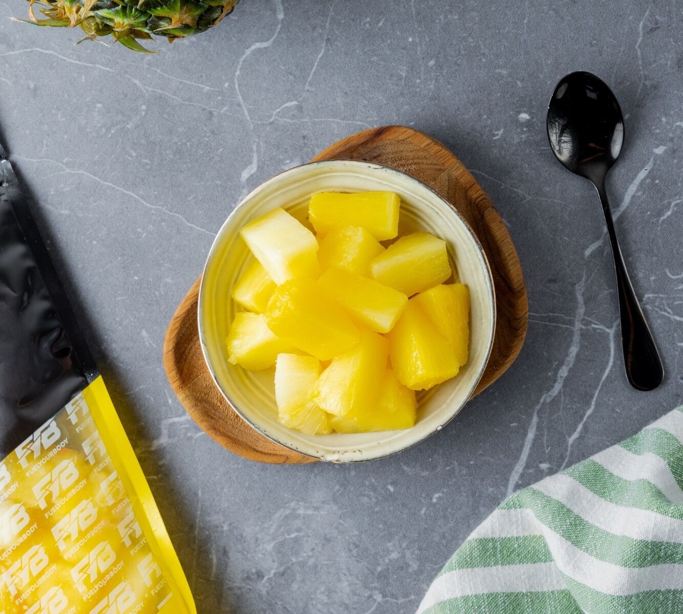 Ananas Blokjes - 500 gram