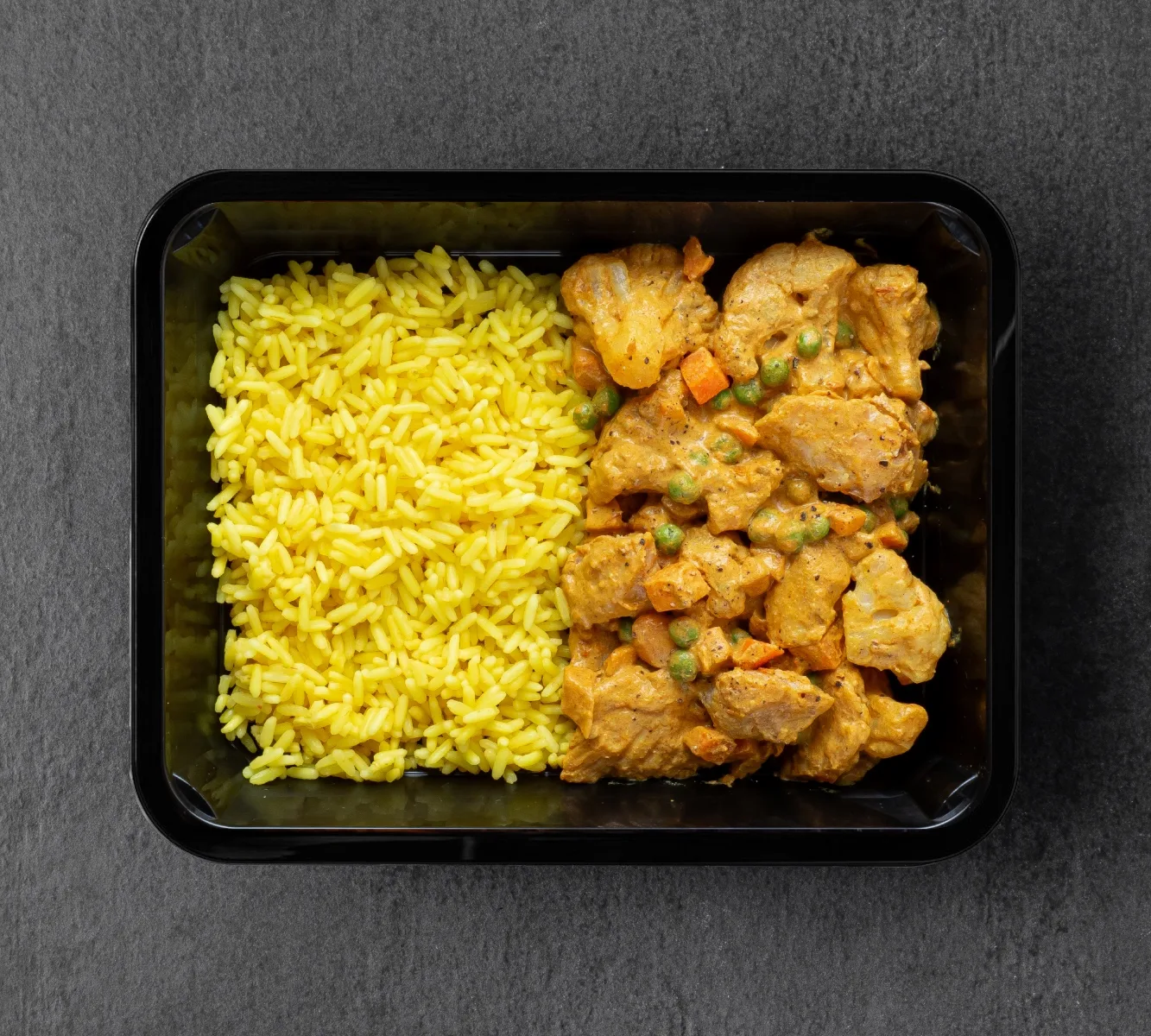 Gele rijst - Kip Tikka Masala