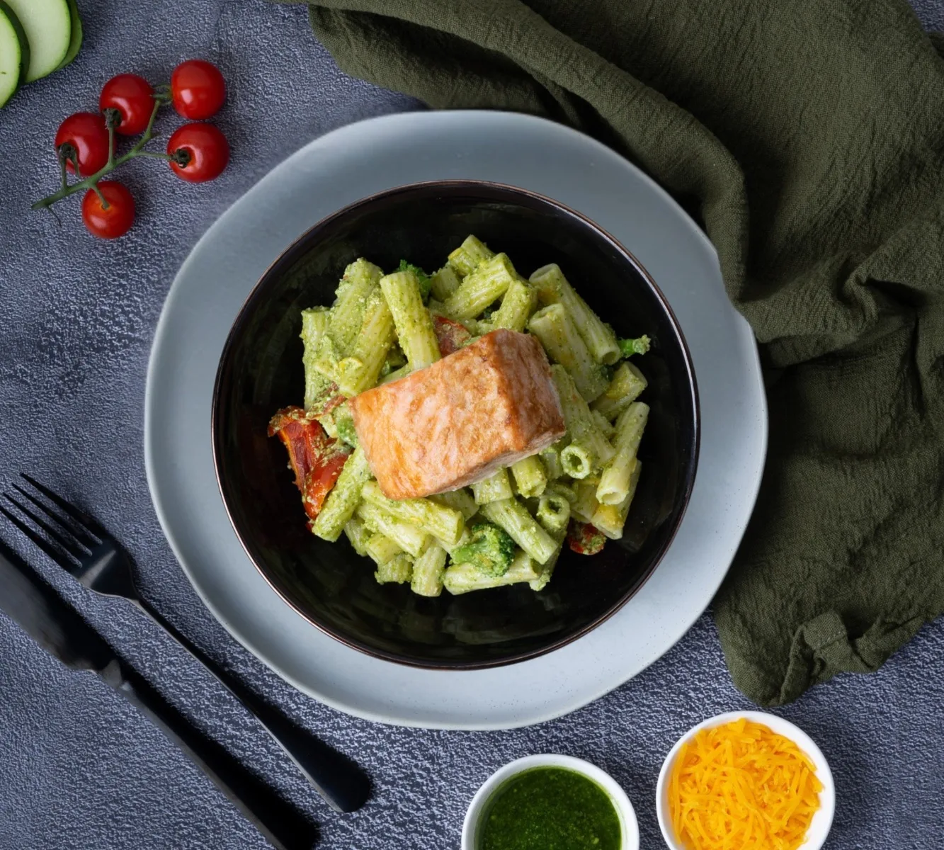 Pasta Pesto - Zalm [BULK]
