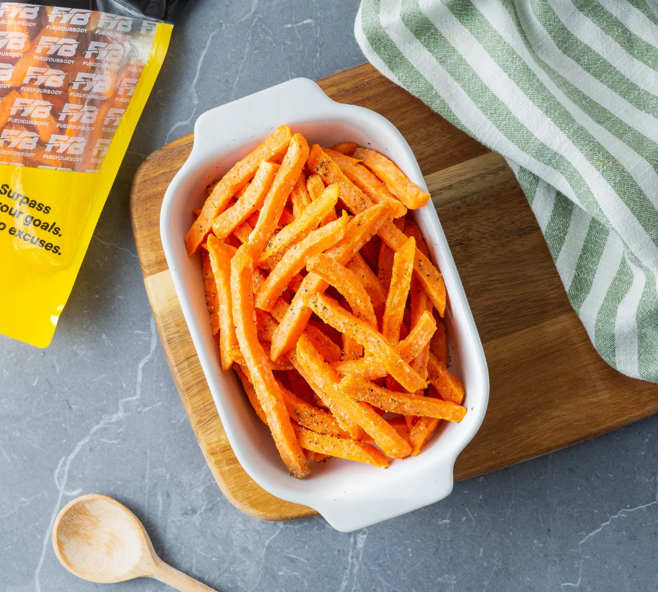 Zoete Aardappel Frietjes Kant-en-klaar
